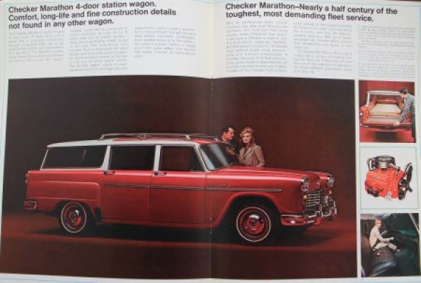 Checker Marathon Modelprogram 1969 Carbrochure (3415)